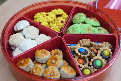 Airtight Round Type Cookies Containers