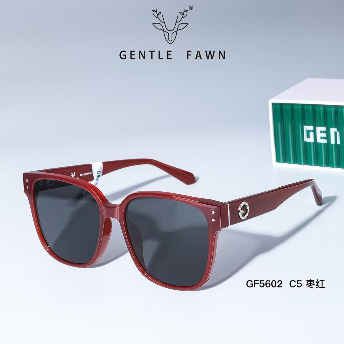 GZ Sunglasses GF5602-C5 (Black/Jujube Red)