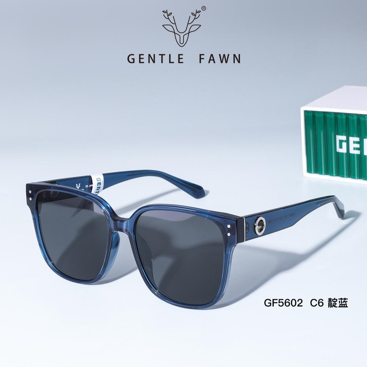 GZ Sunglasses GF5602-C6 (Black/Indigo Blue)