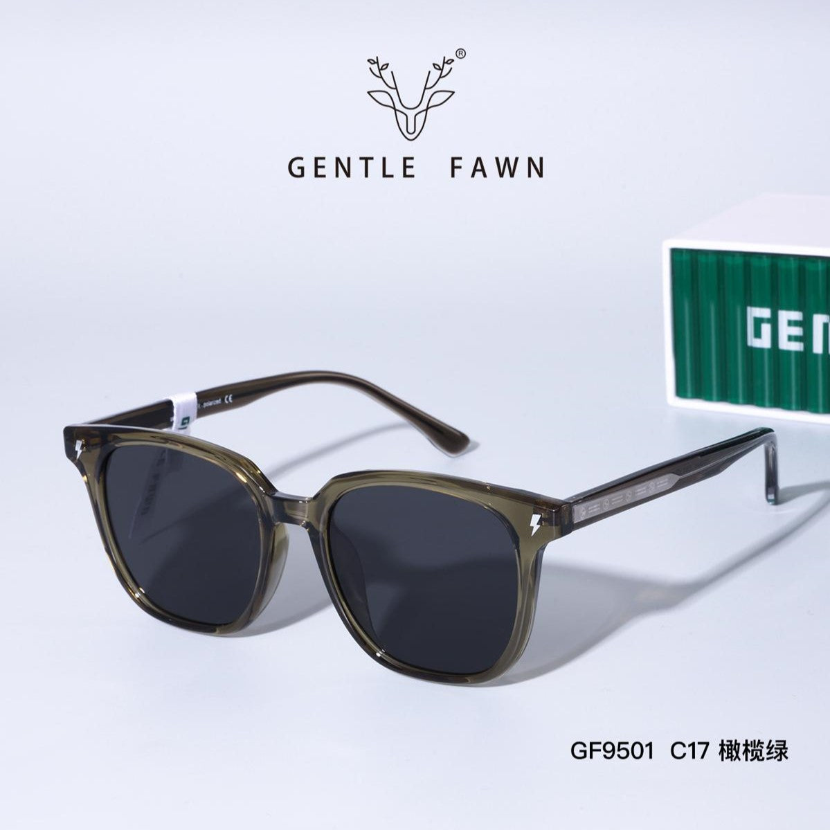 GZ Sunglasses GF9501-C17 (Black/Olive)