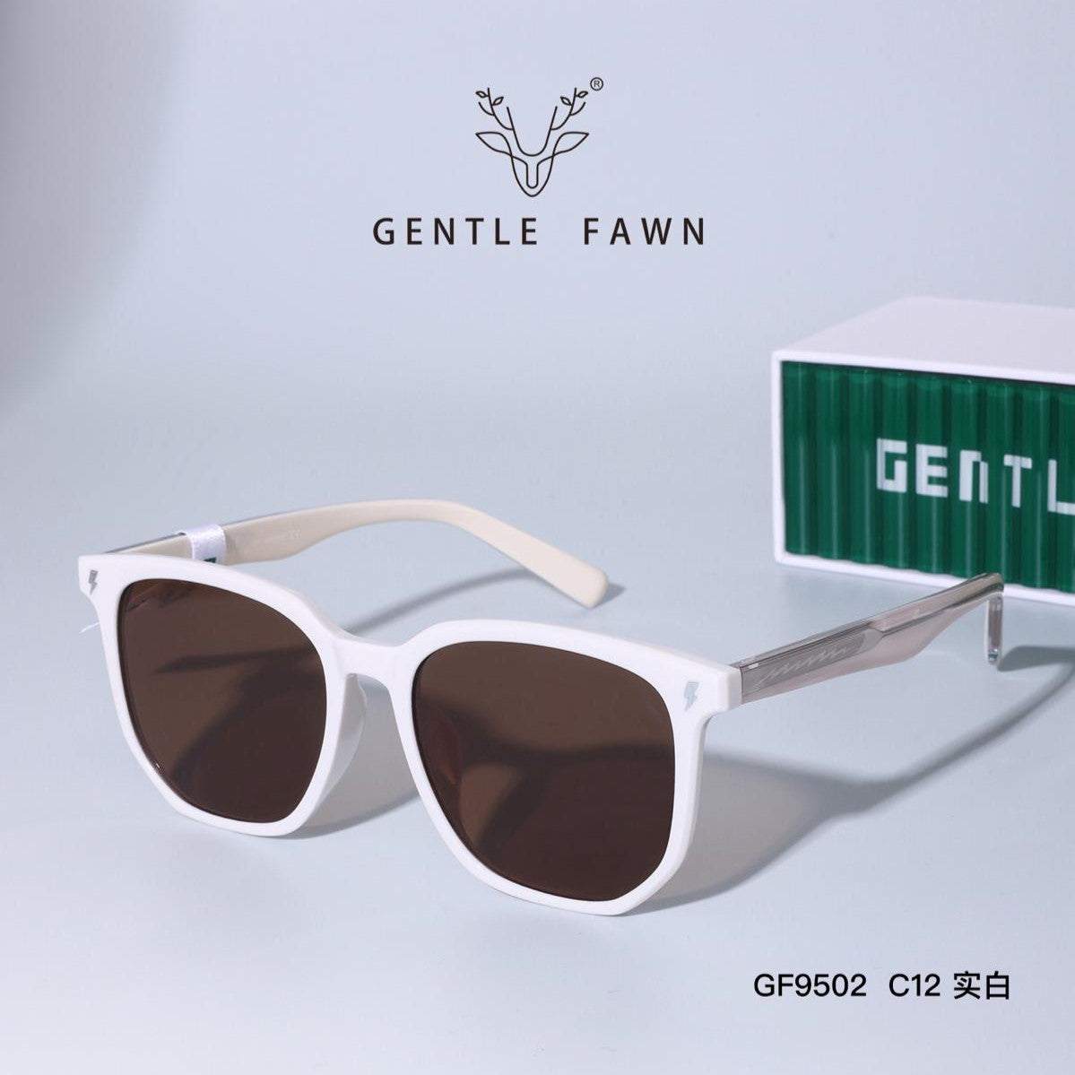 GZ Sunglasses GF9502-C12 (Brown/White)