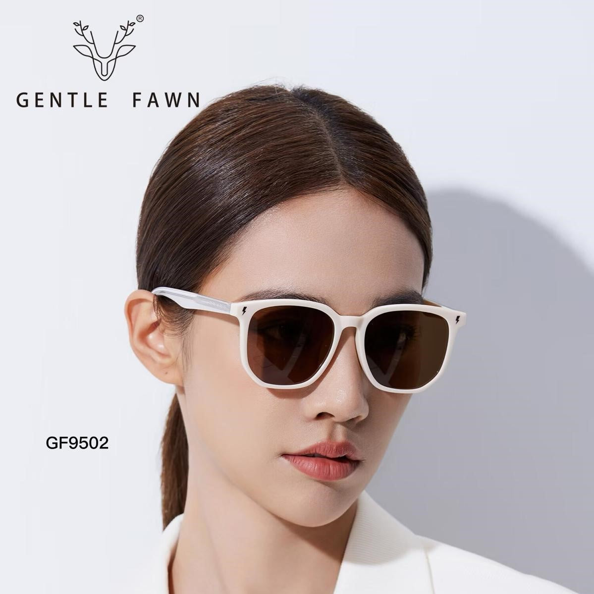 GZ Sunglasses GF9502-C12 (Brown/White)