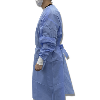 ESD Cleanroom Smock Long Sleeves (Blue)