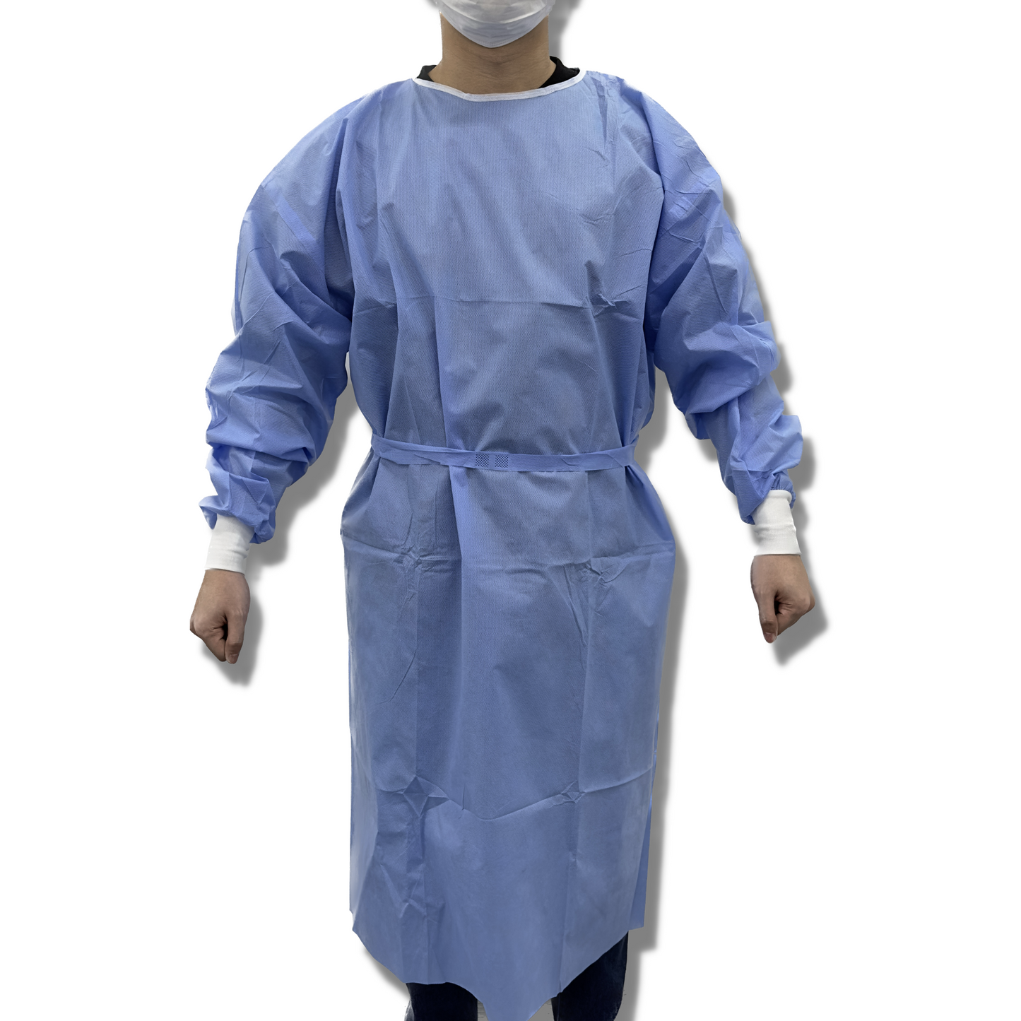 ESD Cleanroom Smock Long Sleeves (Blue)