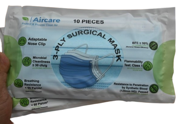 Aircare™ 3-Ply Surgical Face Mask (50pcs)