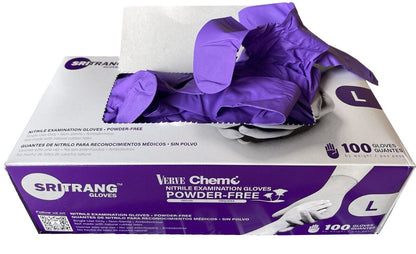 Sri Trang™ Nitrile Gloves Powder-Free Medical Grade Examination Gloves