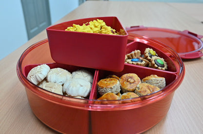 Airtight Round Type Cookies Containers